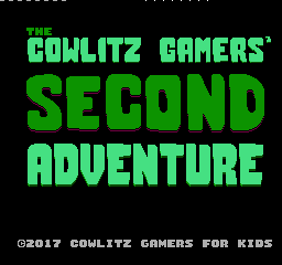 Cowlitz Gamers 2nd Adventure (Homebrew) — Title screen